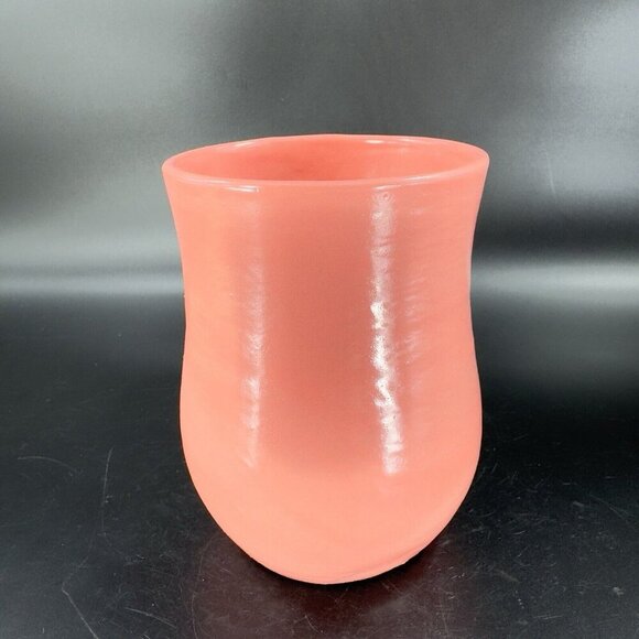 Haiti Genese Pottery Hand Made RedWare Coffee Mug Cup Hot Flamingo Pink Glaze - Picture 13 of 13